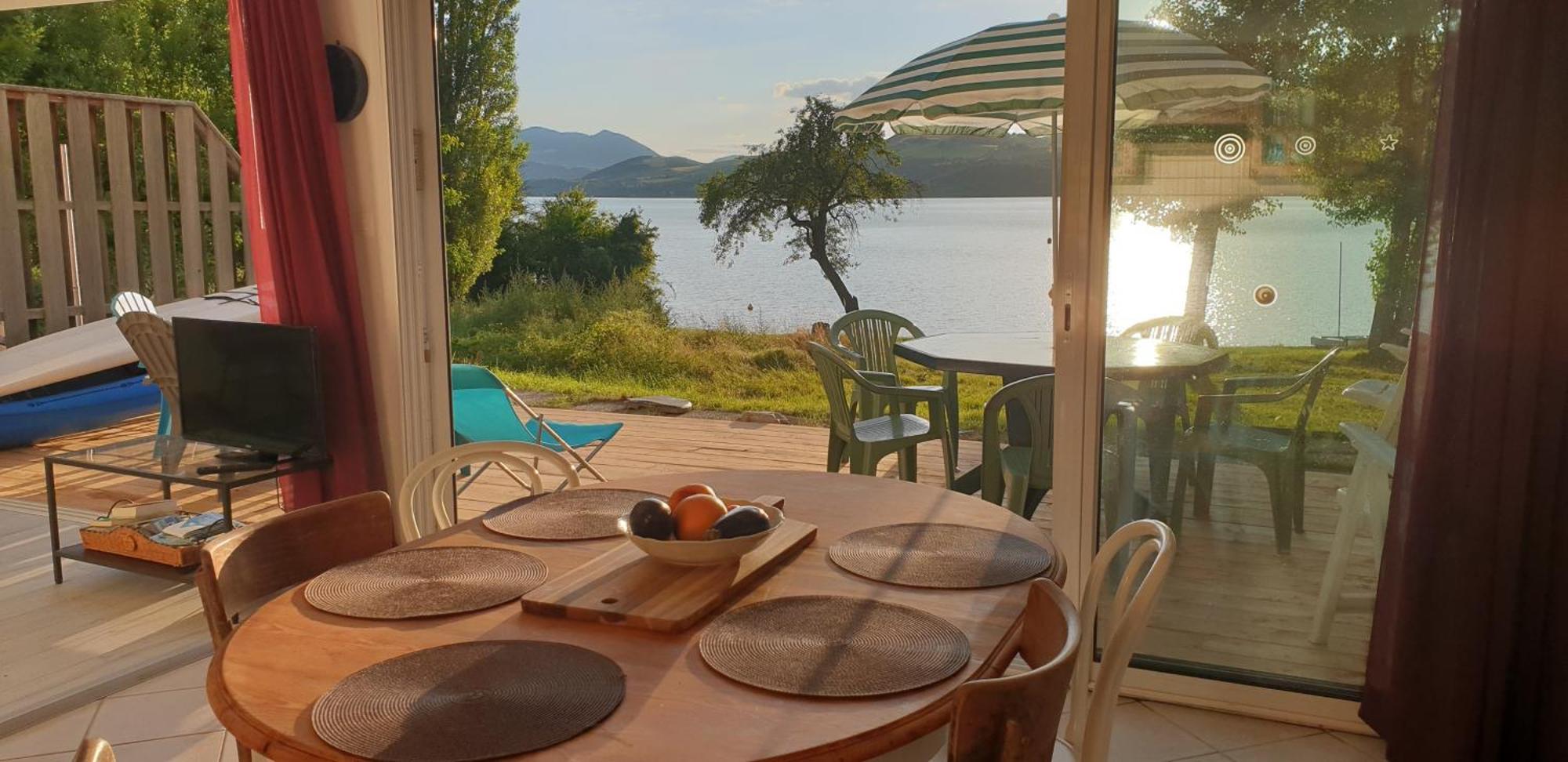 Rez De Plage-Canoe+Paddle-70M² Savines Exteriér fotografie