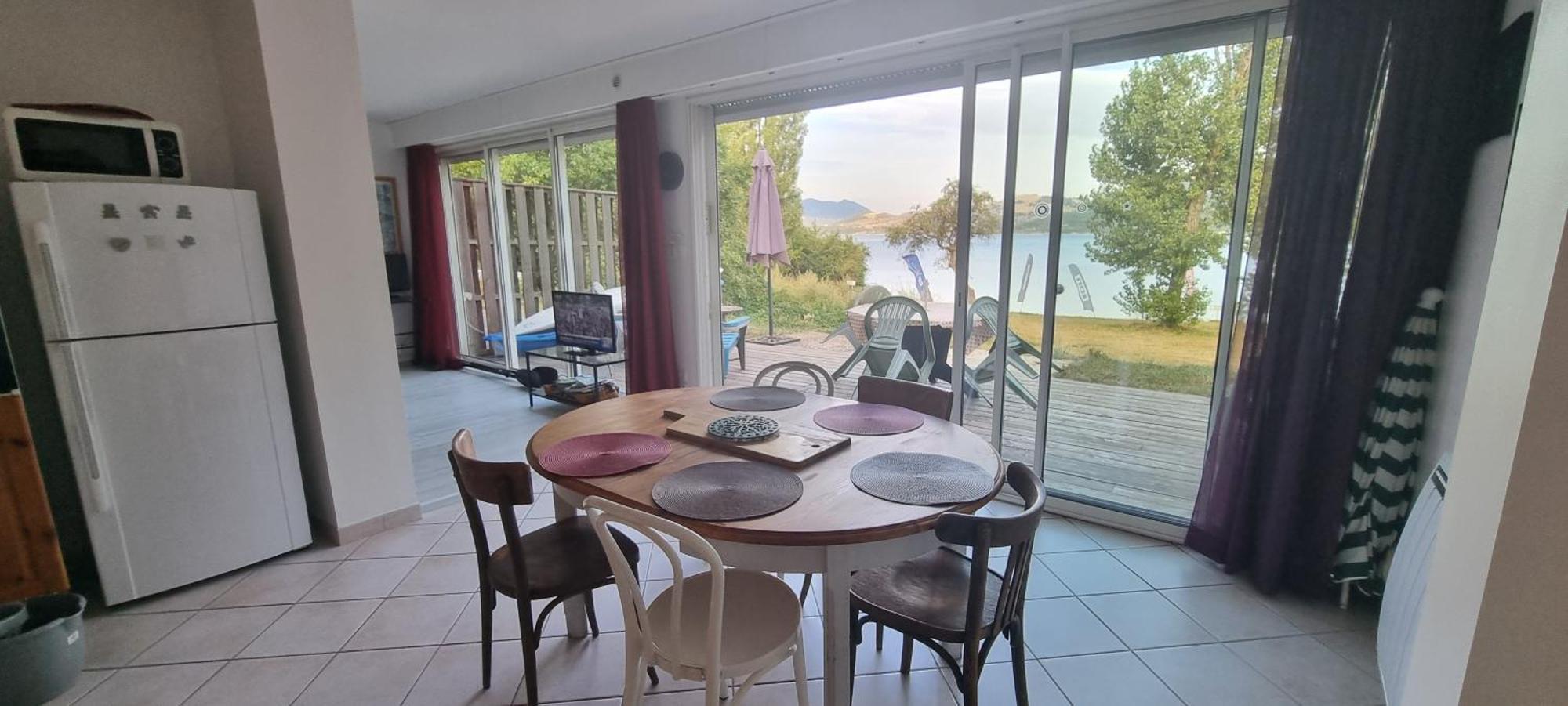 Rez De Plage-Canoe+Paddle-70M² Savines Exteriér fotografie